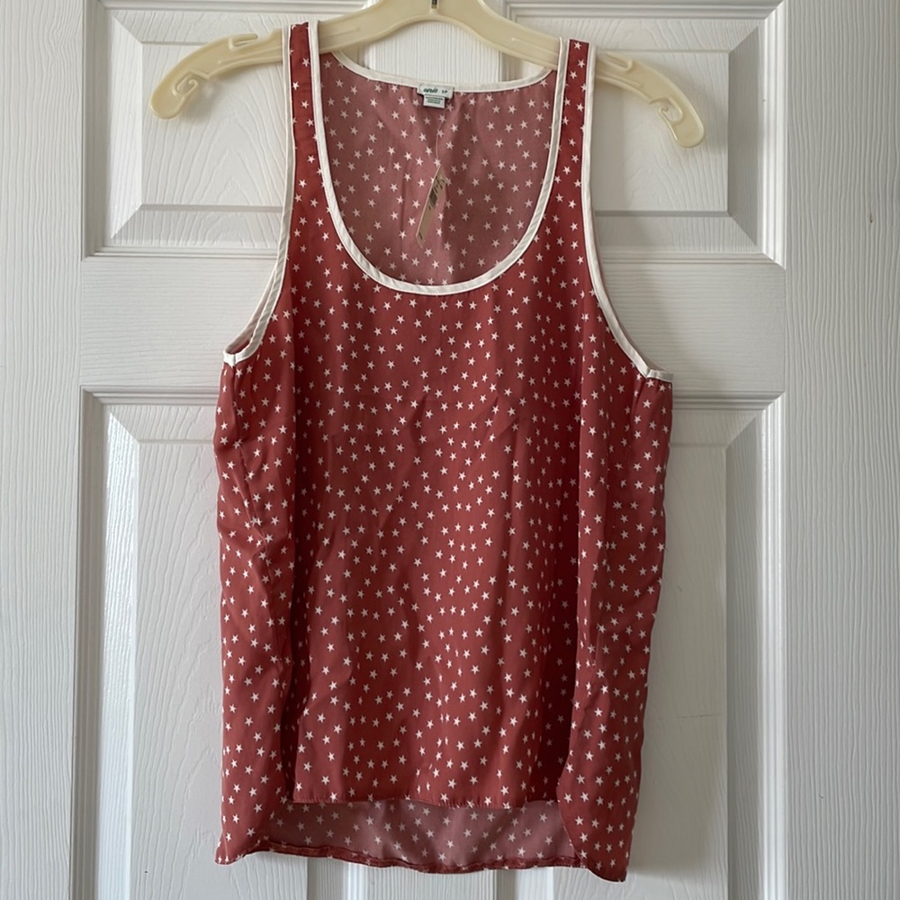 Aerie Satin Star Sleep Tank Top Size Small